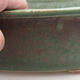 Bonsaischale aus Keramik 23,5 x 19,5 x 7,5 cm, Farbe grün-braun - 2/3