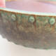 Bonsaischale aus Keramik 17 x 17 x 5 cm, Farbe grün - 2/3