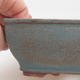 Keramik Bonsaischale 15 x 12 x 5 cm, Farbe blau - 2/3