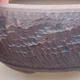 Keramische Bonsai-Schale 13,5 x 13,5 x 6 cm, graue Farbe - 2/4
