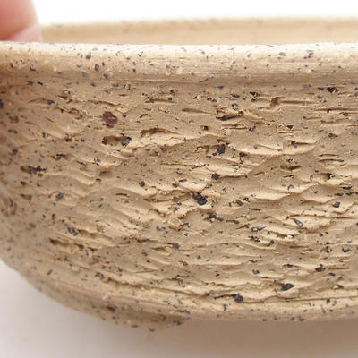 Keramische Bonsai-Schale 16,5 x 16,5 x 5,5 cm, graue Farbe - 2