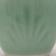 Keramik-Bonsaischale 3,5 x 3,5 x 2,5 cm, Farbe grün - 2/3