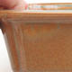 Keramische Bonsai-Schale 17 x 12 x 5,5 cm, braune Farbe - 2/4
