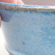 Keramische Bonsai-Schale 10 x 10 x 4,5 cm, Farbe blau - 2/4