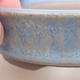 Keramik Bonsai Schüssel 10 x 10 x 3 cm, Farbe blau - 2/4