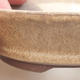 Keramische Bonsai-Schale 11,5 x 11,5 x 3 cm, beige Farbe - 2/4