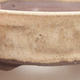 Keramik Bonsai Schüssel 9 x 9 x 3 cm, beige Farbe - 2/4
