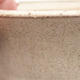 Bonsai-Keramikschale 11 x 11 x 4,5 cm, beige Farbe - 2/4