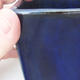 Keramik Bonsai Schüssel 9 x 9 x 9 cm, Farbe blau - 2/4