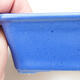 Bonsaischale aus Keramik 12 x 8,5 x 4 cm, Farbe blau - 2/3