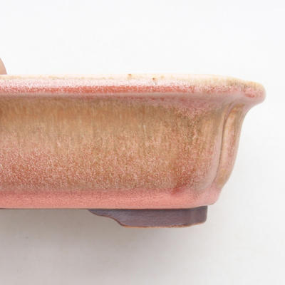 Keramische Bonsai-Schale 17,5 x 13,5 x 5 cm, Farbe rosa - 2