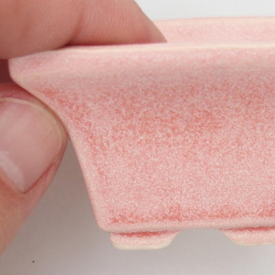 Mini-Bonsaischale 5,5 x 5,5 x 3,5 cm, Farbe pink - 2