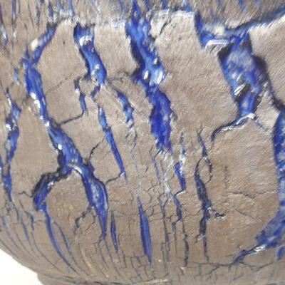 Keramik Bonsai Schüssel 15 x 15 x 9,5 cm, Farbe rissig - 2