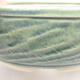 Keramische Bonsai-Schale 14 x 14 x 5 cm, Farbe grün - 2/3