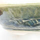 Keramische Bonsai-Schale 15,5 x 15,5 x 4,5 cm, Farbe grün - 2/3