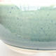 Keramische Bonsai-Schale 13 x 13 x 5 cm, Farbe grün - 2/3