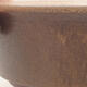 Keramische Bonsai-Schale 18 x 18 x 6 cm, Farbe braun - 2/3