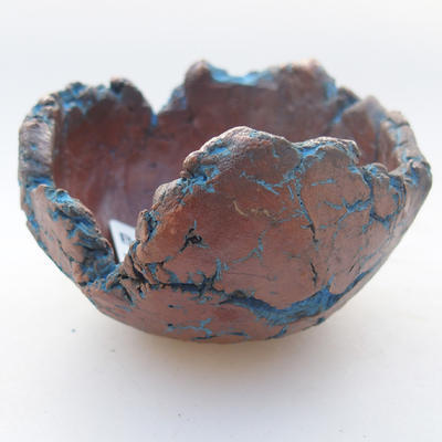 Keramikschale 6 x 6 x 4 cm, Farbe blau - 2