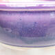 Keramik Bonsai Schüssel 13 x 13 x 5 cm, Farbe lila - 2/3