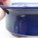 Keramik Bonsaischale 19 x 15,5 x 6 cm, Farbe blau - 2/3