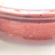 Keramik Bonsai Schüssel 13 x 13 x 5 cm, burgunder Farbe - 2/3