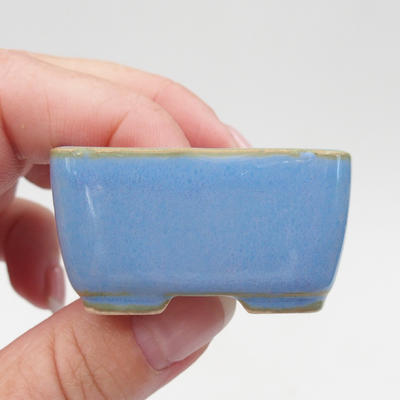 Mini-Bonsaischale 4,5 x 3 x 2,5 cm, Farbe blau - 2