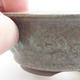 Keramik Bonsai Schüssel 11 x 11 x 4 cm, Farbe grün - 2/3