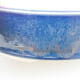 Keramische Bonsai-Schale 18 x 18 x 4,5 cm, Farbe blau - 2/3