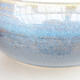 Keramische Bonsai-Schale 12,5 x 12,5 x 5,5 cm, Farbe blau - 2/3