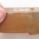 Keramische Bonsai-Schale 17 x 14 x 4 cm, Farbe grau-rostig - 2/3