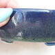 Bonsaischale aus Keramik 9,5 x 8 x 3,5 cm, Farbe blau-grün - 2/3