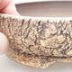 Keramische Bonsai-Schale 19,5 x 19,5 x 5,5 cm, graue Farbe - 2/3