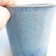 Bonsaischale aus Keramik 8 x 8 x 8 cm, Farbe blau - 2/3