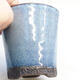 Bonsaischale aus Keramik 7 x 7 x 7,5 cm, Farbe blau - 2/3