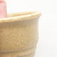 Mini Bonsai Schüssel 3,5 x 3,5 x 2,5 cm, beige Farbe - 2/3