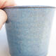 Bonsaischale aus Keramik 8 x 8 x 7 cm, Farbe blau - 2/3
