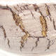 Keramik Bonsai Schüssel 16,5 x 16,5 x 7,5 cm, Farbe gelb rissig - 2/4
