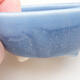 Mini Bonsai Schüssel 6 x 6 x 2,5 cm, Farbe blau - 2/3