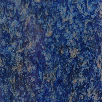 Keramik-Bonsaischale 9 x 9 x 9,5 cm, Farbe Blau - 2