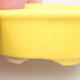 Mini Bonsai Schüssel 6 x 3,5 x 2 cm, Farbe gelb - 2/3