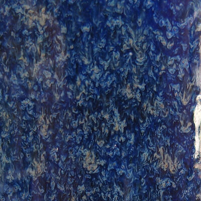 Keramik-Bonsaischale 9 x 9 x 9,5 cm, Farbe Blau - 2