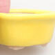 Mini Bonsai Schüssel 4 x 3,5 x 2,5 cm, Farbe gelb - 2/3