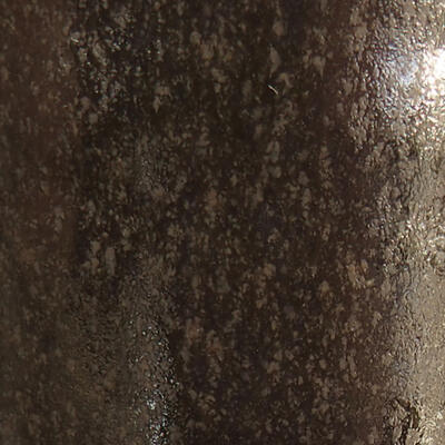 Keramik-Bonsaischale 9 x 9 x 11,5 cm, metallische Farbe - 2