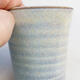 Bonsaischale aus Keramik 7,5 x 7,5 x 8 cm, Farbe Blau - 2/3