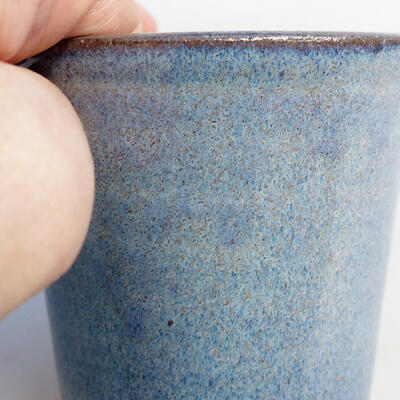 Bonsaischale aus Keramik 7,5 x 7,5 x 7 cm, Farbe blau - 2