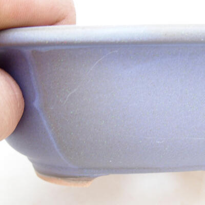 Bonsaischale aus Keramik 15,5 x 12 x 6 cm, Farbe lila - 2