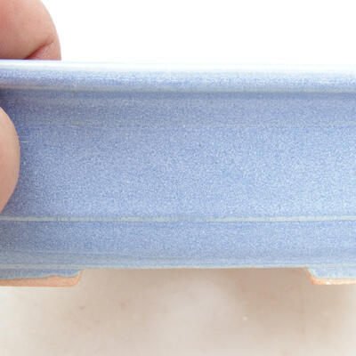 Bonsaischale aus Keramik 17 x 12,5 x 5,5 cm, Farbe Blau - 2
