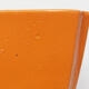 Keramik-Bonsaischale 7 x 7 x 6 cm, Farbe Orange - 2/3