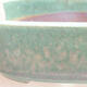Keramische Bonsai-Schale 12,5 x 9 x 3,5 cm, Farbe grün - 2/3