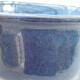 Keramische Bonsai-Schale 13 x 11 x 5,5 cm, Farbe blau - 2/3